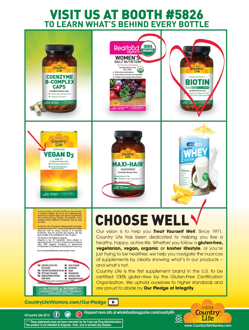 Country Life Vitamins WholeFoods Magazine   CountryLife 8 