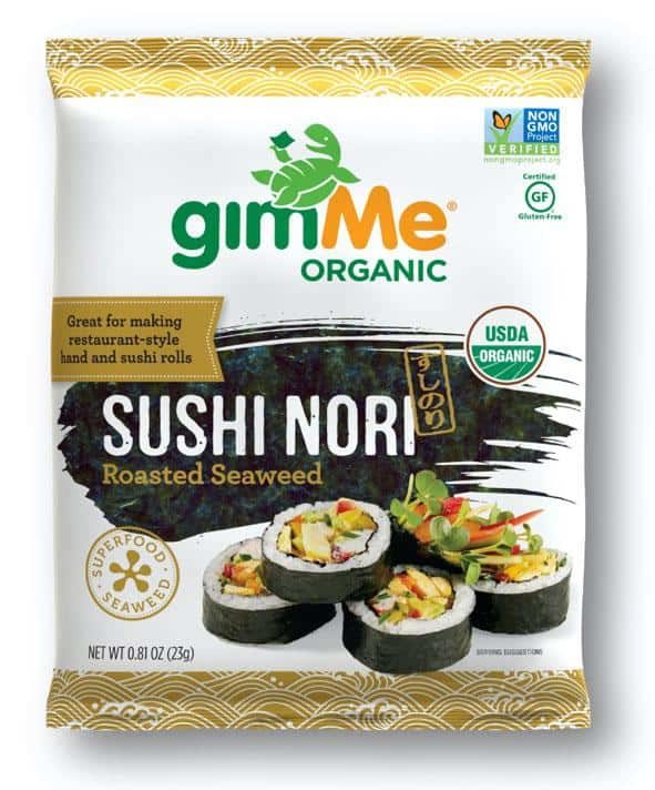 ONE ORGANIC Sushi Nori Premium Roasted Organic Seaweed (50 Full Sheets)