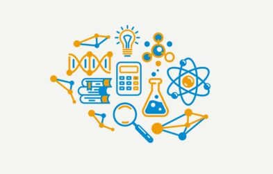 Science vector detailed icon, physics and chemistry, mathematics study 