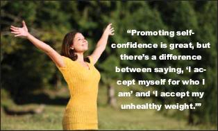 Woman with arms out - Promoting Self-Confidence