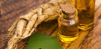 Extract of ginseng root and ginkgo biloba leaves