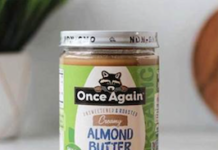 Almond Butter on table